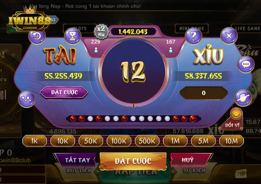 Mini game Tài Xỉu